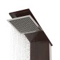 vidaXL Duschpaneel-System Glas Braun vidaXL Duschpaneel-System Glas Braun