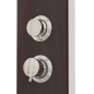 vidaXL Duschpaneel-System Glas Braun vidaXL Duschpaneel-System Glas Braun