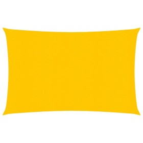 vidaXL Sonnensegel 160 g/m² Rechteckig Gelb 2x3 m HDPE
