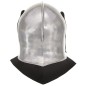 vidaXL Mittelalterlicher Ritterhelm Antik Replik LARP Silbern Stahl vidaXL Mittelalterlicher Ritterhelm Antik Replik LARP Silbern Stahl