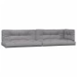 vidaXL 4-tlg. Garten-Sofagarnitur aus Paletten mit Kissen Akazienholz vidaXL 4-tlg. Garten-Sofagarnitur aus Paletten mit Kissen Akazienholz