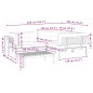 vidaXL 4-tlg. Garten-Sofagarnitur aus Paletten mit Kissen Akazienholz vidaXL 4-tlg. Garten-Sofagarnitur aus Paletten mit Kissen Akazienholz