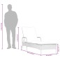 vidaXL Sonnenliege mit Rollen und Auflage Schwarz Poly Rattan vidaXL Sonnenliege mit Rollen und Auflage Schwarz Poly Rattan