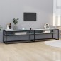 vidaXL TV-Schrank Weiß Marmor-Optik 200x40x40,5 cm Hartglas vidaXL TV-Schrank Weiß Marmor-Optik 200x40x40,5 cm Hartglas