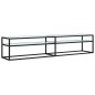 vidaXL TV-Schrank Weiß Marmor-Optik 200x40x40,5 cm Hartglas vidaXL TV-Schrank Weiß Marmor-Optik 200x40x40,5 cm Hartglas