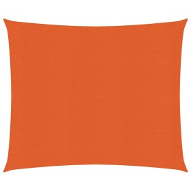 vidaXL Sonnensegel 160 g/m² Orange 2,5x2,5 m HDPE