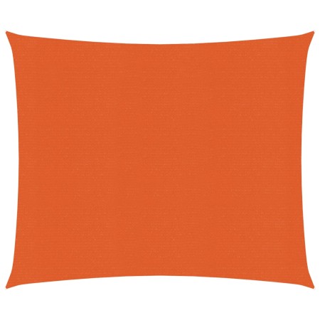 vidaXL Sonnensegel 160 g/m² Orange 2,5x2,5 m HDPE