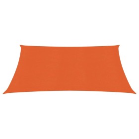 vidaXL Sonnensegel 160 g/m² Orange 2,5x2,5 m HDPE