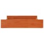 vidaXL Bettschubladen 2 Stk. Wachsbraun Massivholz Kiefer vidaXL Bettschubladen 2 Stk. Wachsbraun Massivholz Kiefer