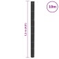 vidaXL Unkrautvlies Schwarz 1,5x10 m PP vidaXL Unkrautvlies Schwarz 1,5x10 m PP