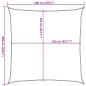 vidaXL Sonnensegel Sandfarbe 6x6 m 100% Polyester Oxford vidaXL Sonnensegel Sandfarbe 6x6 m 100% Polyester Oxford