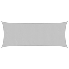 vidaXL Sonnensegel Hellgrau 4,5x2 m 100% Polyester Oxford