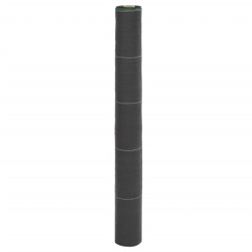 vidaXL Unkrautvlies Schwarz 1x25 m PP