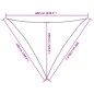 vidaXL Sonnensegel Hellgrau 5x5x6 m 100% Polyester Oxford vidaXL Sonnensegel Hellgrau 5x5x6 m 100% Polyester Oxford