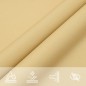 vidaXL Sonnensegel Sandfarbe 5x5x6 m 100% Polyester Oxford vidaXL Sonnensegel Sandfarbe 5x5x6 m 100% Polyester Oxford