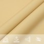 vidaXL Sonnensegel Sandfarbe 6x6x6 m 100% Polyester Oxford vidaXL Sonnensegel Sandfarbe 6x6x6 m 100% Polyester Oxford