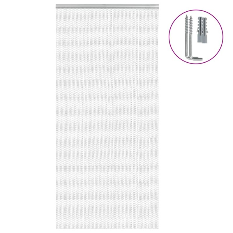 vidaXL Türvorhang aus Ketten 100x212 cm Aluminium vidaXL Türvorhang aus Ketten 100x212 cm Aluminium