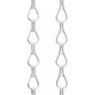 vidaXL Türvorhang aus Ketten 100x212 cm Aluminium vidaXL Türvorhang aus Ketten 100x212 cm Aluminium