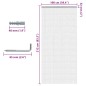 vidaXL Türvorhang aus Ketten 100x212 cm Aluminium vidaXL Türvorhang aus Ketten 100x212 cm Aluminium
