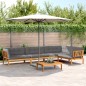 vidaXL 5-tlg. Garten-Sofagarnitur aus Paletten mit Kissen Akazienholz vidaXL 5-tlg. Garten-Sofagarnitur aus Paletten mit Kissen Akazienholz