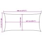 vidaXL Sonnensegel Sandfarbe 7x4 m 100% Polyester Oxford vidaXL Sonnensegel Sandfarbe 7x4 m 100% Polyester Oxford
