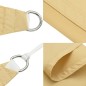 vidaXL Sonnensegel Sandfarbe 3x2,5 m 100% Polyester Oxford vidaXL Sonnensegel Sandfarbe 3x2,5 m 100% Polyester Oxford