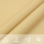 vidaXL Sonnensegel Sandfarbe 3x2,5 m 100% Polyester Oxford vidaXL Sonnensegel Sandfarbe 3x2,5 m 100% Polyester Oxford