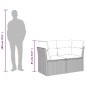 vidaXL 9-tlg. Garten-Sofagarnitur mit Kissen Grau Poly Rattan vidaXL 9-tlg. Garten-Sofagarnitur mit Kissen Grau Poly Rattan