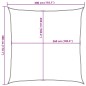 vidaXL Sonnensegel Hellgrau 3x3 m 100% Polyester Oxford vidaXL Sonnensegel Hellgrau 3x3 m 100% Polyester Oxford