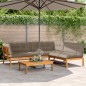 vidaXL 4-tlg. Garten-Sofagarnitur aus Paletten mit Kissen Akazienholz vidaXL 4-tlg. Garten-Sofagarnitur aus Paletten mit Kissen Akazienholz