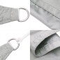 vidaXL Sonnensegel Hellgrau 7x5x5 m 100% Polyester Oxford vidaXL Sonnensegel Hellgrau 7x5x5 m 100% Polyester Oxford