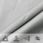 vidaXL Sonnensegel Hellgrau 7x5x5 m 100% Polyester Oxford vidaXL Sonnensegel Hellgrau 7x5x5 m 100% Polyester Oxford