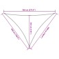 vidaXL Sonnensegel Hellgrau 7x5x5 m 100% Polyester Oxford vidaXL Sonnensegel Hellgrau 7x5x5 m 100% Polyester Oxford