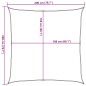 vidaXL Sonnensegel Sandfarbe 2x2 m 100% Polyester Oxford vidaXL Sonnensegel Sandfarbe 2x2 m 100% Polyester Oxford