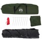 vidaXL Kuppel-Campingzelt 4 Personen Grün Quick Release vidaXL Kuppel-Campingzelt 4 Personen Grün Quick Release