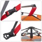 vidaXL Kuppel-Campingzelt 4 Personen Grau und Orange Quick Release vidaXL Kuppel-Campingzelt 4 Personen Grau und Orange Quick Release