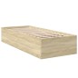 vidaXL Bettgestell Sonoma-Eiche 90x200 cm Holzwerkstoff vidaXL Bettgestell Sonoma-Eiche 90x200 cm Holzwerkstoff