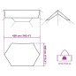 vidaXL Tarp Grau und Orange 420x440 cm Wasserdicht vidaXL Tarp Grau und Orange 420x440 cm Wasserdicht