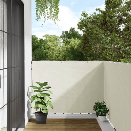 vidaXL Garten-Sichtschutz Weiß 600x120 cm PVC