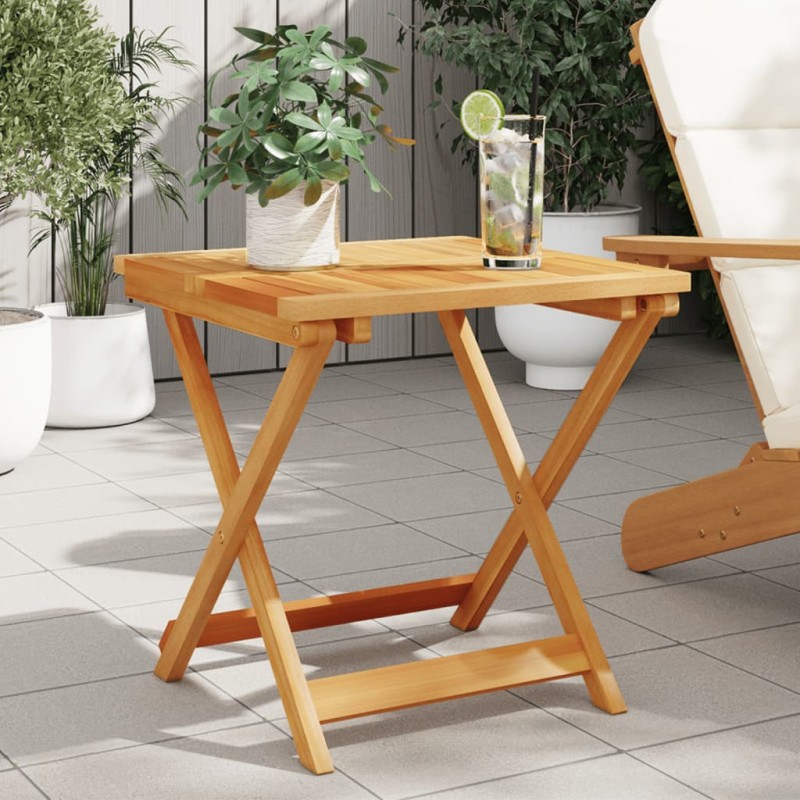 vidaXL Gartentisch Klappbar 50x50x50 cm Massivholz Akazie vidaXL Gartentisch Klappbar 50x50x50 cm Massivholz Akazie