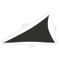 vidaXL Sonnensegel Oxford-Gewebe Dreieckig 4x5x6,4 m Anthrazit vidaXL Sonnensegel Oxford-Gewebe Dreieckig 4x5x6,4 m Anthrazit