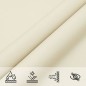 vidaXL Sonnensegel Creme 7x5x5 m 100% Polyester Oxford vidaXL Sonnensegel Creme 7x5x5 m 100% Polyester Oxford