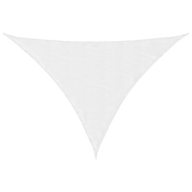 vidaXL Sonnensegel Weiß 7x5x5 m 100% Polyester Oxford