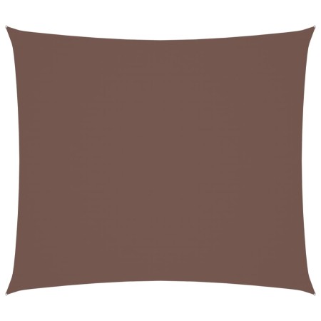 vidaXL Sonnensegel Oxford-Gewebe Rechteckig 2,5x3 m Braun