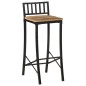 vidaXL Barstühle 2 Stk. Raues Massivholz Mango vidaXL Barstühle 2 Stk. Raues Massivholz Mango