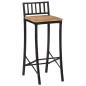 vidaXL Barstühle 2 Stk. Raues Massivholz Mango vidaXL Barstühle 2 Stk. Raues Massivholz Mango