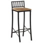 vidaXL Barstühle 2 Stk. Raues Massivholz Mango vidaXL Barstühle 2 Stk. Raues Massivholz Mango