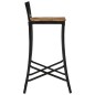 vidaXL Barstühle 2 Stk. Raues Massivholz Mango vidaXL Barstühle 2 Stk. Raues Massivholz Mango