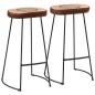 vidaXL Barhocker 2 Stk. Dunkelbraun 44x37,5x78 cm vidaXL Barhocker 2 Stk. Dunkelbraun 44x37,5x78 cm