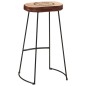 vidaXL Barhocker 2 Stk. Dunkelbraun 44x37,5x78 cm vidaXL Barhocker 2 Stk. Dunkelbraun 44x37,5x78 cm